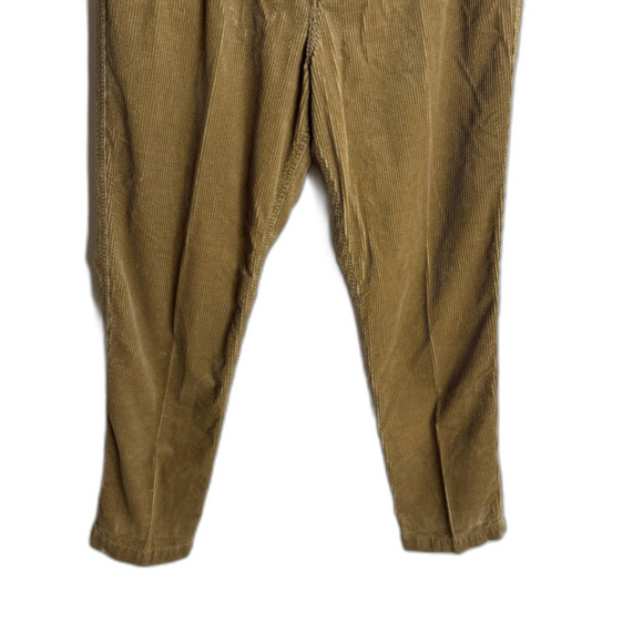 Polo Ralph Lauren Corduroy Pants Mens 2XL Tan Elastic Waist Drawstring Tapered - Picture 3 of 11